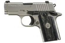Sig Sauer P238 HD Nickel Pistol .380 ACP 2.72in 6rd