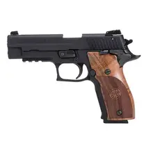 SIG Sauer P226 R 22LR Nitron 4.6" Rimfire Pistol - 10+1 Rounds, Black Stainless Steel with Walnut Grip