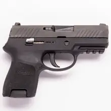 Sig Sauer P320 Subcompact 9mm 3.6in Black Handgun with Siglite Night Sights - 12 Rounds