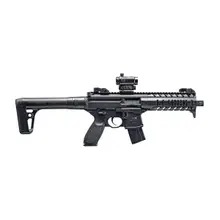 SIG Sauer MPX .177 Semi-Auto CO2 Air Rifle with Synthetic Stock, Black