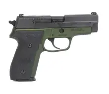 SIG Sauer M11-A1 9mm Compact Army Green 2-Tone Nitron Pistol, 10+1 Rounds