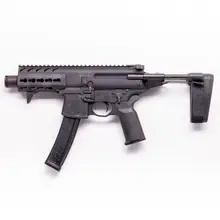 SIG Sauer MPX 9mm 4.5" Pistol with Stabilizing Brace, Black
