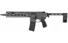 SIG Sauer MCX Virtus Pistol, 5.56 NATO, 11.5" Barrel, Stealth Grey, Folding PCB, 30-RD, Matchlite Duo Trigger, PMCX-11B-TAP