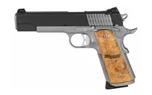 SIG Sauer 1911 STX Full Size .45 ACP 5" Barrel Semi-Automatic Pistol with Burled Maple Wood Grip and 8-Round Capacity