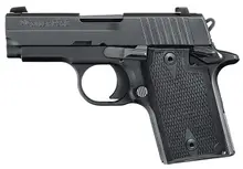 SIG Sauer P938 Micro-Compact 9mm Nitron 3in Pistol with Contrast Sights, Polymer Grip, 6+1 Rounds, and Ambi Safety