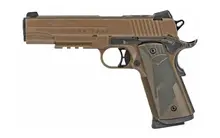 SIG SAUER 1911 Spartan II .45 ACP 5in Distressed Coyote Pistol with Night Sights and 8+1 Rounds