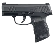 Sig Sauer P365 Nitron 9mm Luger 3.1" Barrel Pistol with Manual Safety, XRAY3 Night Sights, and Black Polymer Grip