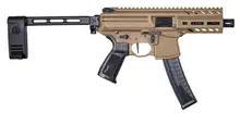 SIG Sauer MPX 9mm 4.5" 30RD MLOK Coyote Cerakote Folding Pistol PMPX-4B-9-COY