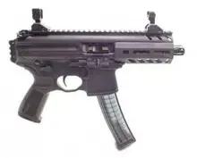 SIG Sauer MPX 9mm Pistol with 4.5in Barrel, MLOK Handguard, and 30rd Magazine