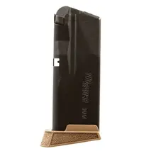 Sig Sauer P365 9mm Luger 10 Round Magazine, Micro Compact, Extended Coyote/Matte Black