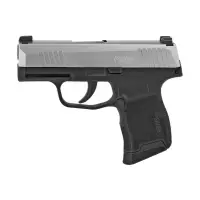 SIG SAUER P365 Micro-Compact 9MM 3.1" 10RD Two-Toned Cerakote Pistol - Black/Stainless