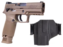 SIG SAUER P320-M18 COYOTE TAN SEMI-AUTO PISTOL WITH HOLSTER