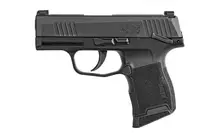 SIG Sauer P365 .380 ACP Micro-Compact Pistol with Manual Safety, 3.1" Barrel, 10+1 Rounds, Optics Ready - Black Nitron Finish