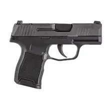 SIG SAUER P365 .380 ACP 3.1" Black Stainless Pistol with 10+1 Rounds, Manual Safety, Optic Ready, MA Compliant