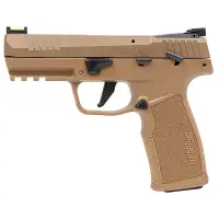 Sig Sauer P322 TACPAC .22LR 4" Barrel Optic Ready Coyote Tan Pistol with 3-20rd Magazines and Holster