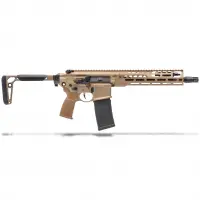 SIG Sauer MCX Spear-LT SBR 5.56 NATO 11.5" Barrel Coyote Brown Rifle with Folding Stock and 30RD Magazine