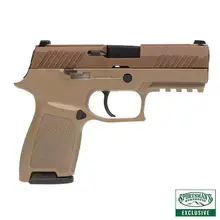 SIG SAUER P320 COMPACT 9MM LUGER 3.9IN FLAT DARK EARTH PISTOL - 10+1 ROUNDS - FLAT DARK EARTH COMPACT