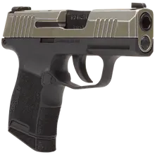SIG Sauer P365 9mm Micro-Compact Pistol with 3.1" Barrel, OD Green Distressed Slide, 10+1 Rounds, XRAY3 Night Sights