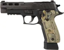 SIG Sauer P226 Pro-Cut 9mm 4.4" Pistol with Piranha G10 Grip and X-Ray3 Day/Night Sight - 15/20 Rounds