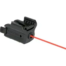 LaserMax Spartan SPS-R Red Laser Rail Mount with Adjustable Fit and 1/3N Lithium Batteries