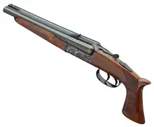 Pedersoli Howdah IFG .45LC/.410 GA Side-by-Side Pistol with 10.25" Blued Barrel and Walnut Stock