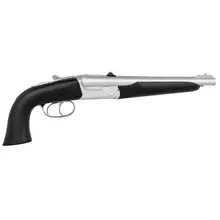 Pedersoli Howdah Alaskan .45 LC/.410 GA Side by Side Pistol with 10.25" Barrel and Chrome Finish