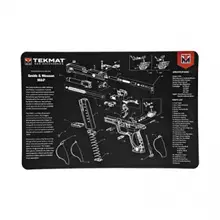 TekMat S&W M&P 11"x17" Armorer's Bench Mat with Microfiber Tektowel, Black