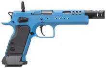 Tanfoglio IFG Domina 9mm Blue Semi Auto Pistol with 5.2" Barrel