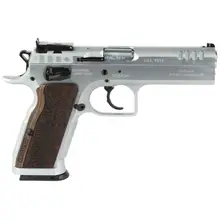 Tanfoglio Stock II .45 ACP Semi-Auto Pistol, 4.44", 10 Rounds, Hard Chrome