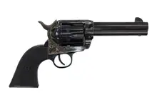 Pietta 1873 Gunfighter .45 Colt Revolver with 4.75" Octagonal Barrel, Case Hardened, Black Grips, 6-Rounds
