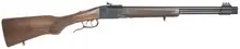 Chiappa Firearms Double Badger Over/Under .22LR/.410 Gauge, 19" Barrel, 2 Rounds, Blued Finish with Wood Stock, Checkered Grip - 500.097