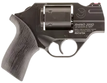 Chiappa Firearms Rhino 200D .357 Magnum Revolver, 2" Black Anodized Barrel, 6 Rounds, Black Rubber Grip - CF340.217