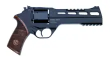 Chiappa Firearms Rhino 60DS .357 Magnum Revolver, Black Anodized, Walnut Grip