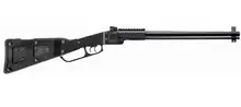 Chiappa Firearms M6 12GA/22LR 18.5" Over/Under Folding Shotgun/Rifle Combo with Skeletonized Stock - Black