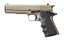 Chiappa Firearms 1911, 22LR, 5" Barrel with Hogue Rubber Grip and Tan Slide
