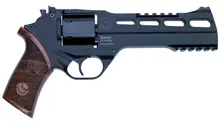 Chiappa Firearms Rhino 60DS 9mm 6" Barrel 6-Round Black with Walnut Grip