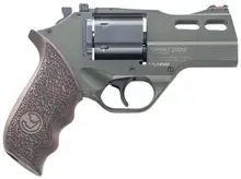 Chiappa Firearms Rhino 30SAR CF340.285 .357 Mag 3" Barrel, 6-Rounds, OD Green Cerakote Finish, Walnut Grip