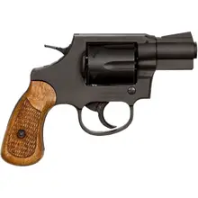ROCK ISLAND ARMORY M206 REVOLVER .38 SPECIAL 2" BARREL 6 ROUNDS FIXED SIGHTS WOOD GRIPS BLACK