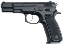 CZ-USA CZ 75 B 9MM Semi-Automatic Pistol, 4.6" Barrel, 10-Round, Black Polymer Grip - CA Compliant (01102)