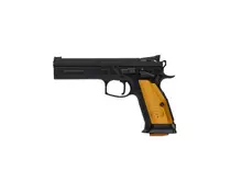 CZ 75 Tactical Sport Orange 40 S&W Semi-Automatic Pistol, 5.23in, 10+1 Rounds, Black Orange Aluminum Grip - Model 01260
