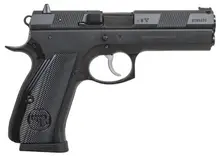 CZ-USA CZ 97B .45 ACP Pistol, 4.65" Barrel, 10-Round Capacity, Fiber Optic Sights, Black Aluminum Grip