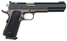 Dan Wesson Bruin 10mm Auto 6.03" Barrel Bronze/Black Two-Tone Pistol with G10 Grips and Fiber Optic Night Sight - 8rd Capacity (01841)
