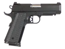 Dan Wesson TCP 01845 9mm Luger 4" Bull Barrel Semi-Automatic Pistol with Black Aluminum Frame and G10 Grip