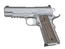 CZ-USA Dan Wesson Specialist Commander 45 ACP Stainless Steel Slide with Brown VZ Operator II G10 Grip 01891