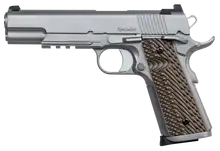 Dan Wesson Specialist 9mm Luger Stainless Steel Pistol with Rail, 5in, 10+1 Rounds, VZ Operator II G10 Grip - 01893