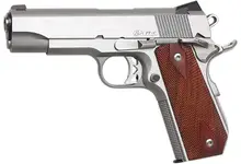 Dan Wesson Commander Classic Bobtail .45 ACP Stainless Steel Pistol with Night Sights, 8-Round Capacity, CA Compliant (01912)