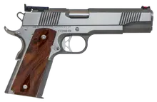 Dan Wesson Pointman 45 ACP, Stainless Steel, 5" Barrel, Adjustable Sight, Cocobolo Grip, 8-Round Pistol (01943)