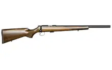 CZ 455 Varmint Bolt Action .22 Magnum Rifle, 20.5" 5+1, Walnut Stock, Blued Matte/Satin Finish
