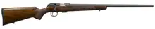 CZ 457 American Bolt-Action Rifle - .22 LR, 24.8" Barrel, 5-Round, Turkish Walnut Stock, Blued Finish