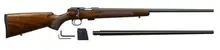 CZ-USA 457 American Combo Bolt Rifle - .22 LR/.17 HMR, 24.8" Barrel, 5RD, Walnut Finish, 02320